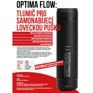 Tlumič A-TEC, OPTIMA 45 Flow, modulový, pro ráže do 6,5mm, na závit 5/8″-24 UNEF                                                         NA ZBROJNÍ PRŮKAZ
