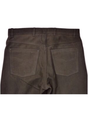 Kalhoty Fuente kožené – tmavě hnědé  vel.44 (110-114cm)