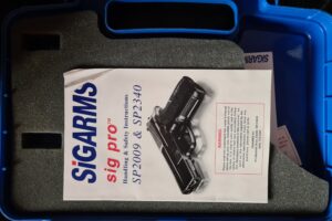 Pistole samonabíjecí 9mm Luger Sig Sauer SP 2009